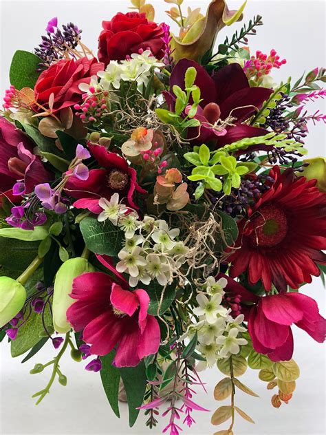 designer fake flowers